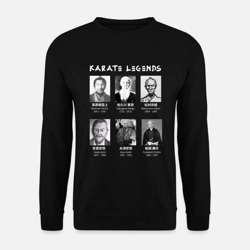 Karate Legenden Ursprung - Unisex Pullover - Schwarz