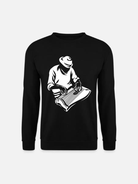Zither - Unisex Pullover - Schwarz