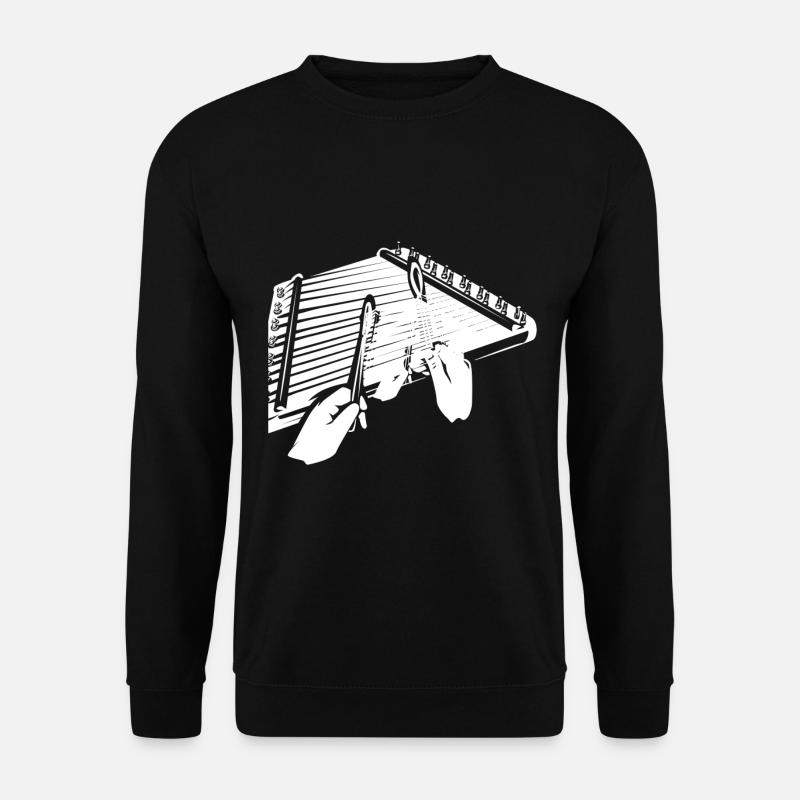 Hackbrett (Hackbrett) - Unisex Pullover - Schwarz