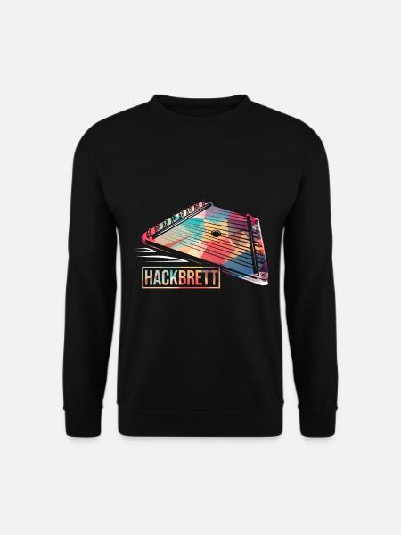 Hackbrett - Unisex Pullover - Schwarz