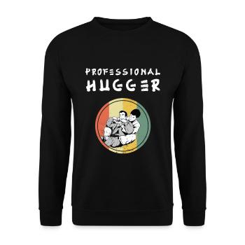 Brazilian Jiu-Jitsu Professional Hugger - Unisex Pullover - Schwarz - Vorne - Alina (178cm) & Michal (187cm)