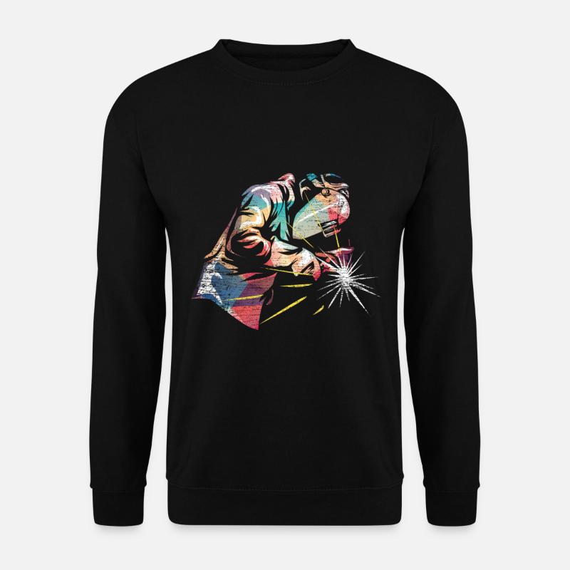Welder welding profession - Unisex Sweatshirt - black