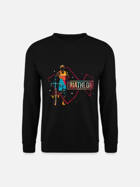 Triathlon Sport - Unisex Pullover - Schwarz