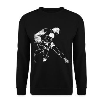 Wrestling sport - Unisex Sweatshirt - black - Front - Alina (178cm) & Michal (187cm)