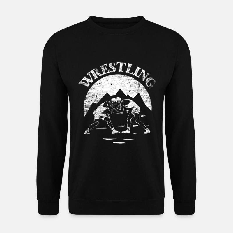 Wrestling wrestlers - Unisex Sweatshirt - black