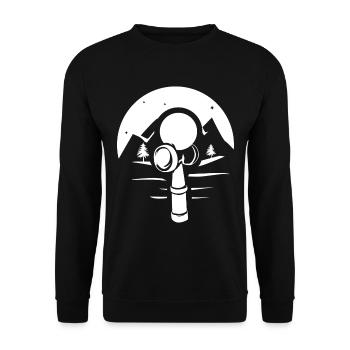 Kendama Japan Kromkendama - Unisex Sweatshirt - black - Front - Alina (178cm) & Michal (187cm)