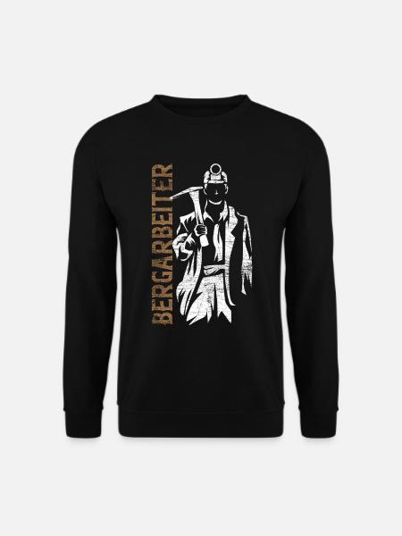 Miner mining buddy - Unisex Sweatshirt - black