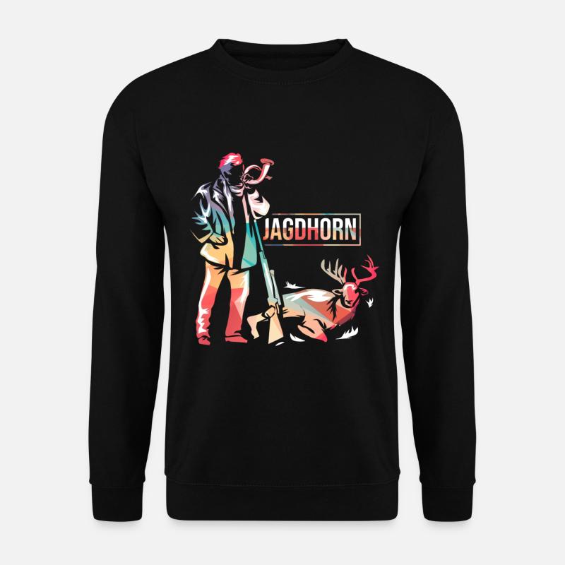 Hunting horn - Unisex Sweatshirt - black