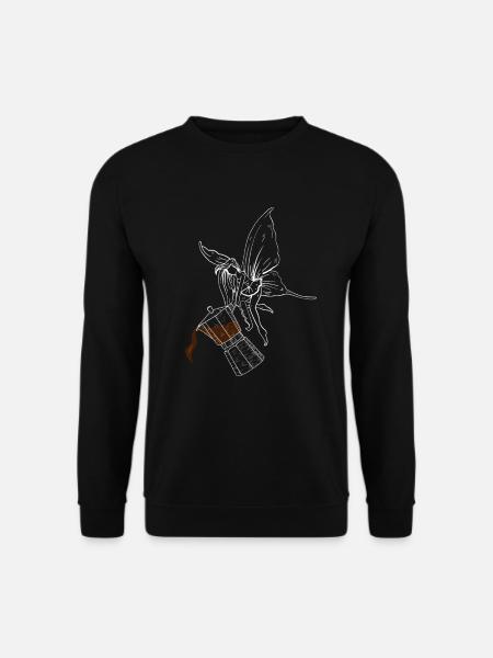 Coffee fairy - Unisex Sweatshirt - black