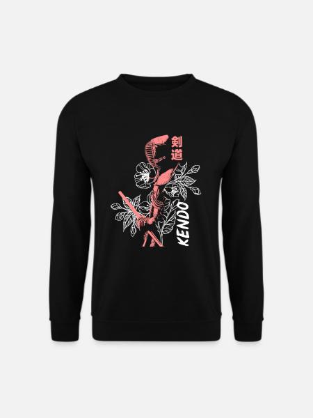 Kendo-Mädchen - Unisex Pullover - Schwarz