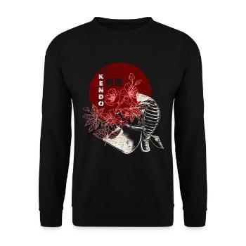 Kendo girls - Unisex Sweatshirt - black - Front - Alina (178cm) & Michal (187cm)