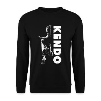 Kendo Boys - Unisex Sweatshirt - black - Front - Alina (178cm) & Michal (187cm)