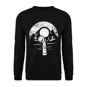 Kendama - Unisex Pullover - Schwarz - Vorne - Alina (178cm) & Michal (187cm)