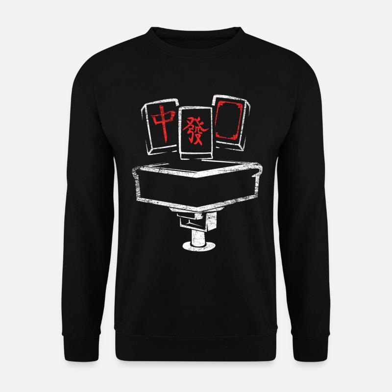 Mahjong - Unisex Pullover - Schwarz