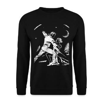 Danse Tango - Sweat-shirt Unisexe - noir - Devant - Alina (178cm) & Michal (187cm)