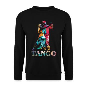 Danse Tango - Sweat-shirt Unisexe - noir - Devant - Alina (178cm) & Michal (187cm)