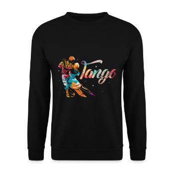 Danse Tango - Sweat-shirt Unisexe - noir - Devant - Alina (178cm) & Michal (187cm)