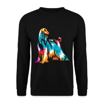 Greyhound - Unisex Sweatshirt - black - Front - Alina (178cm) & Michal (187cm)