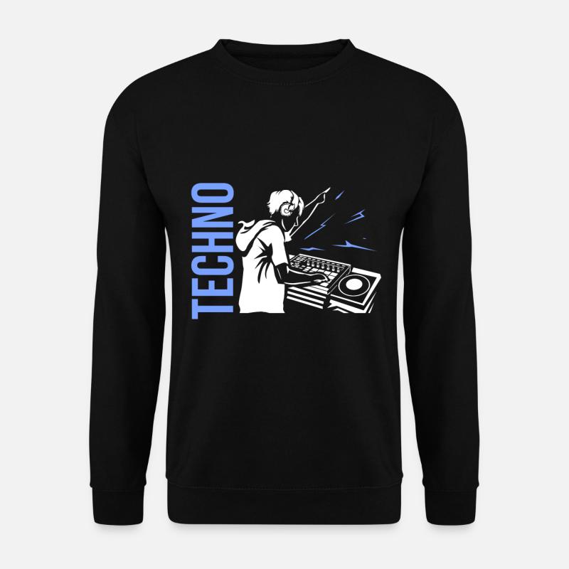 Techno - Unisex Sweatshirt - black
