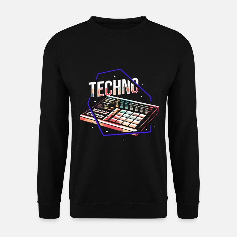 Techno - Unisex Sweatshirt - black