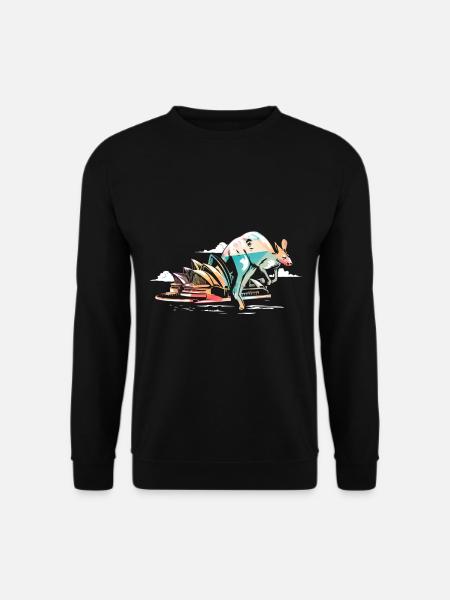 Kangaroo australia - Unisex Sweatshirt - black