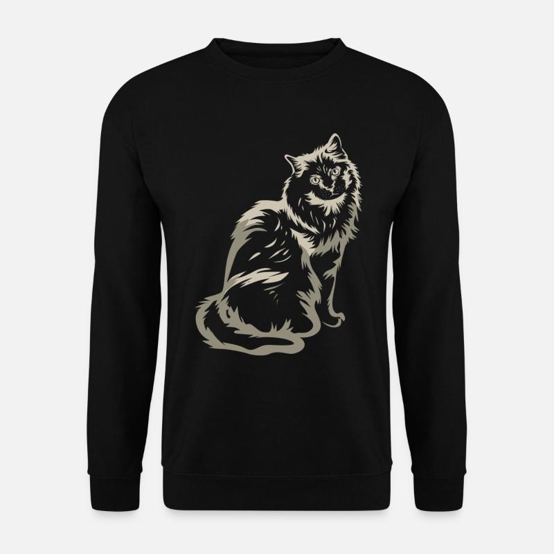 Ragdoll-Katze - Unisex Pullover - Schwarz