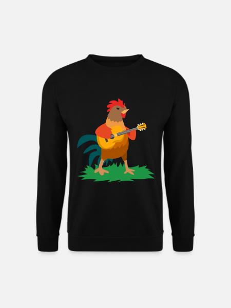 Chicken guitar - Unisex Sweatshirt - black
