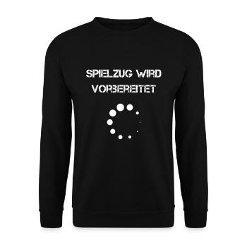 Spielzug Kartenspieler Pokerspieler Kartenspiel - Unisex Pullover - Schwarz - Vorne - Alina (178cm) & Michal (187cm)
