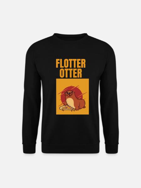 Flotter Otter - Unisex Pullover - Schwarz
