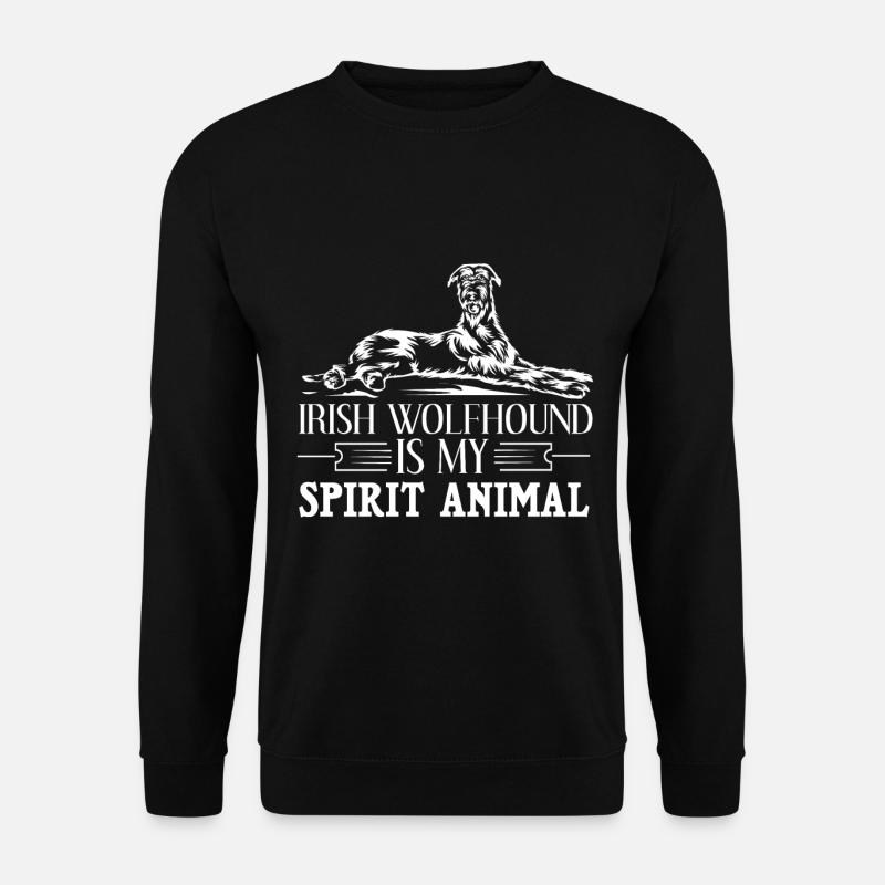 Irish Wolfhound - Unisex Sweatshirt - black