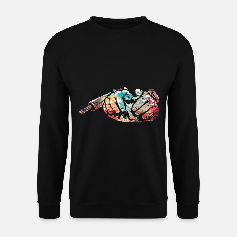 Bäcker Backen - Unisex Pullover - Schwarz