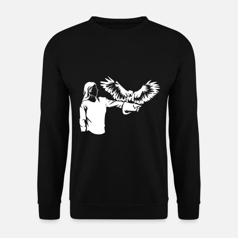 Falknerei - Unisex Pullover - Schwarz