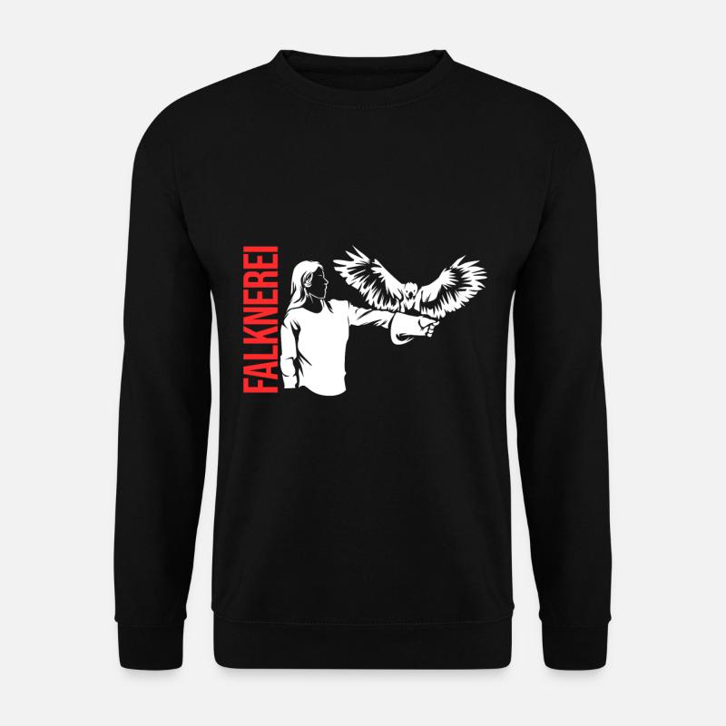 Falknerei - Unisex Pullover - Schwarz