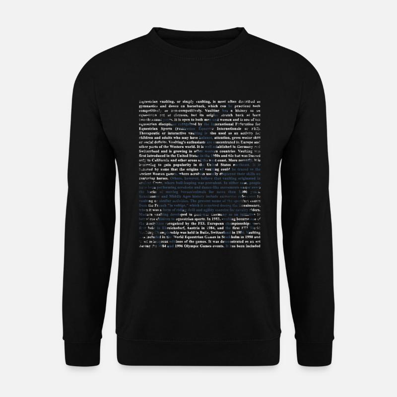Vaulting - Unisex Sweatshirt - black