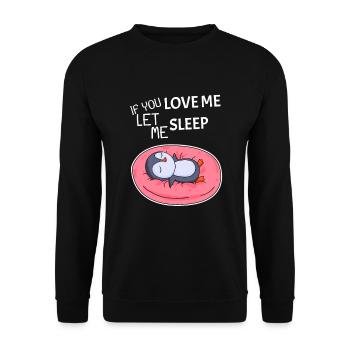 Funny saying funny sayings gift - Unisex Sweatshirt - black - Front - Alina (178cm) & Michal (187cm)