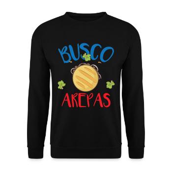 Je cherche Arpeas Colombie Venezuela - Sweat-shirt Unisexe - noir - Devant - Alina (178cm) & Michal (187cm)