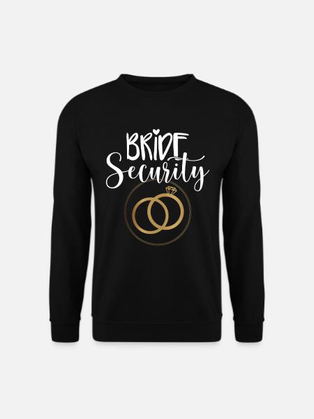 Bride Security Wedding - Unisex Sweatshirt - black