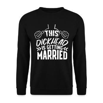 Junggesellenabschied Männer Bräutigam - Unisex Pullover - Schwarz - Vorne - Alina (178cm) & Michal (187cm)