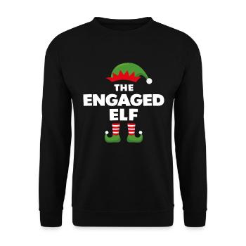 L’elfe fiancé - Sweat-shirt Unisexe - noir - Devant - Alina (178cm) & Michal (187cm)