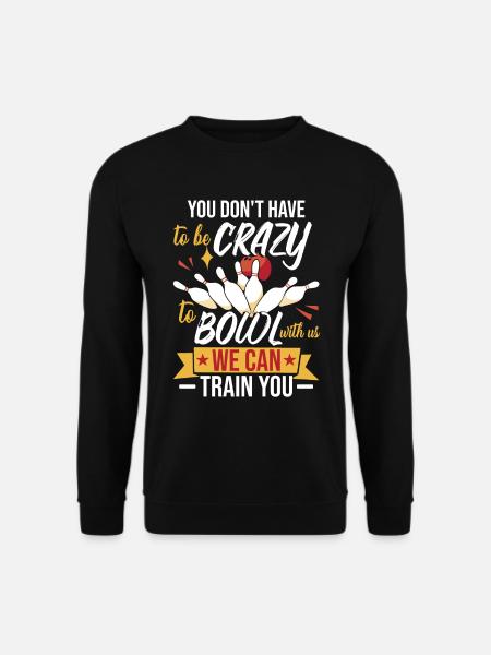 Funny Bowling Team - Unisex Sweatshirt - black