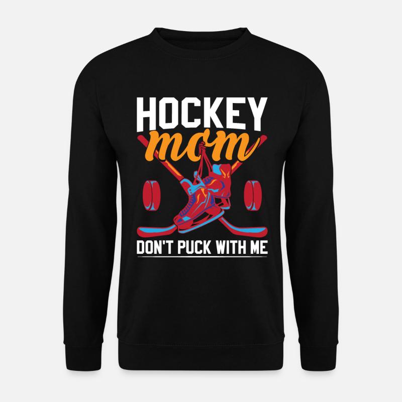 Hockey Mama Lustig - Unisex Pullover - Schwarz