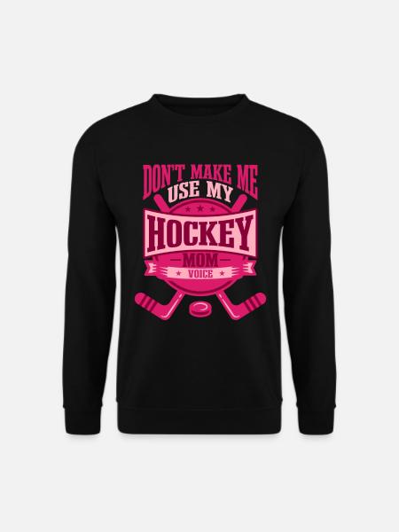 Frauen Eishockey Mama - Unisex Pullover - Schwarz