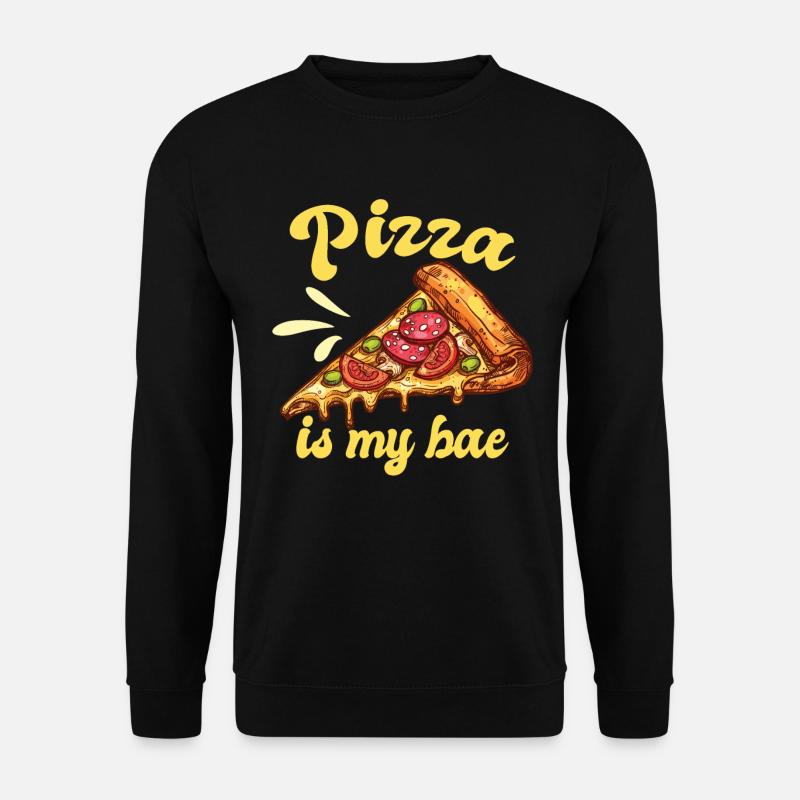 Pizza Love - Unisex Sweatshirt - black