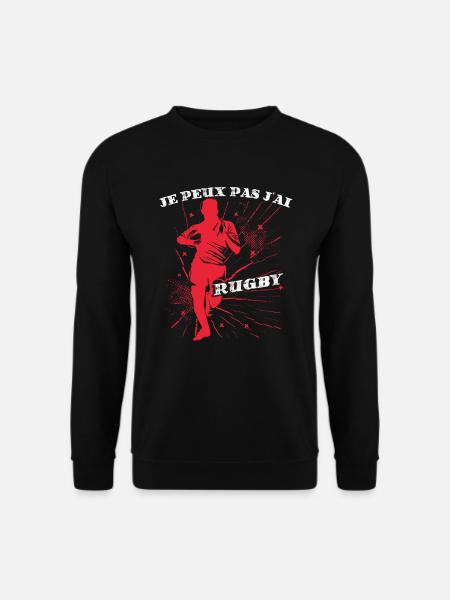 Rugby - Sweat-shirt Unisexe - noir