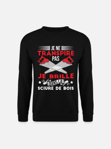 Bricolage Menuisier Charpentier - Sweat-shirt Unisexe - noir