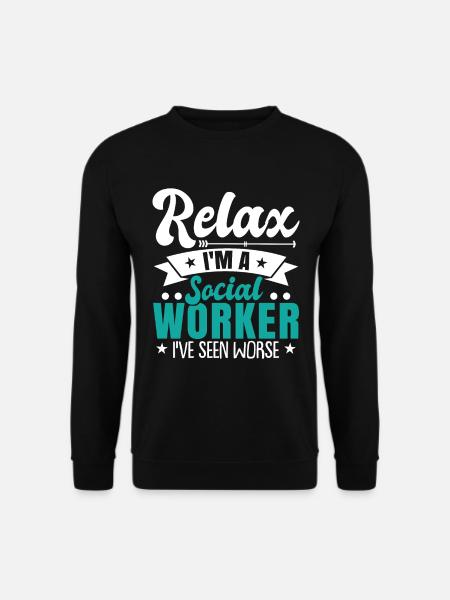 Ich bin Sozialarbeiter - Unisex Pullover - Schwarz
