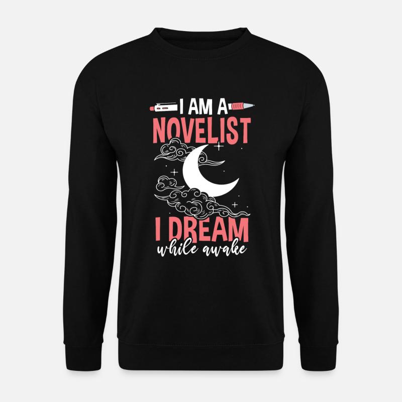 Ich bin ein Romanautor - Unisex Pullover - Schwarz