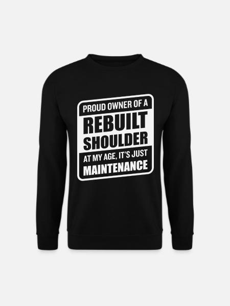 Funny Shoulder Replacement Recovery - Unisex Sweatshirt - black