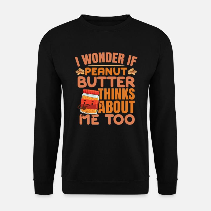 Peanut Butter - Unisex Sweatshirt - black