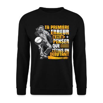 Petanque - Unisex Pullover - Schwarz - Vorne - Alina (178cm) & Michal (187cm)